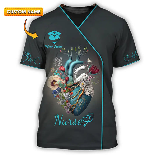 Unisex Shirt - Custom Text Nursing Shirt Nurse Life T-shirt