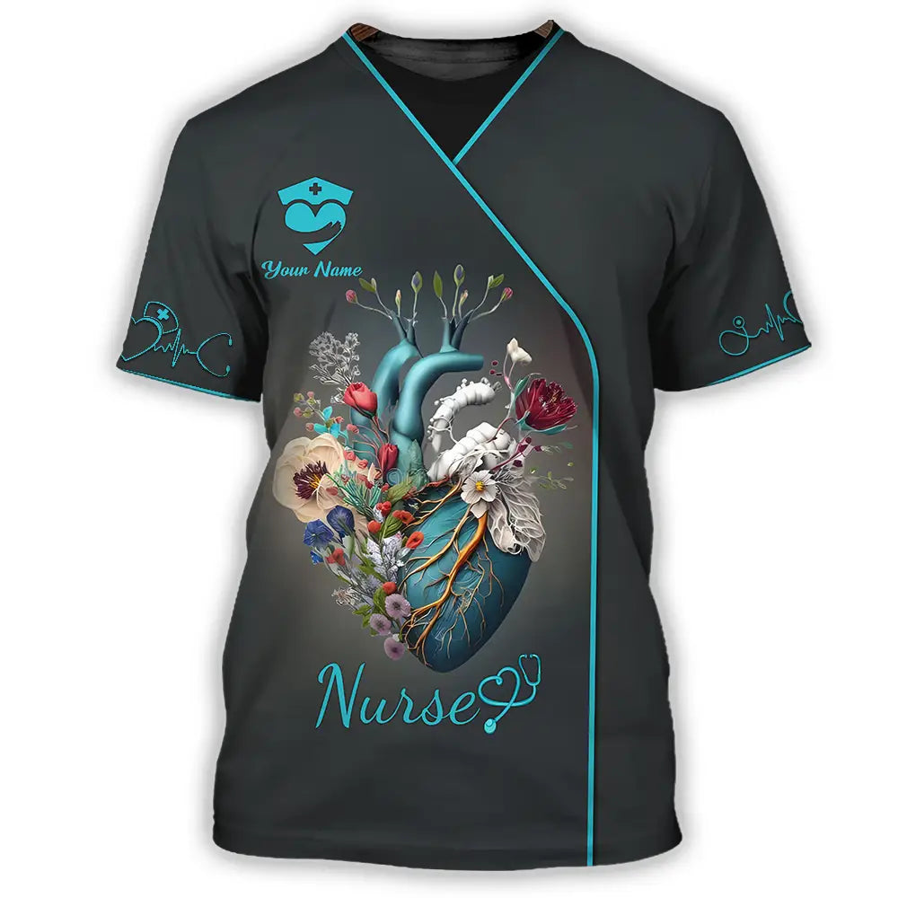 Unisex Shirt - Custom Text Nursing Shirt Nurse Life T-Shirt / S T-shirt