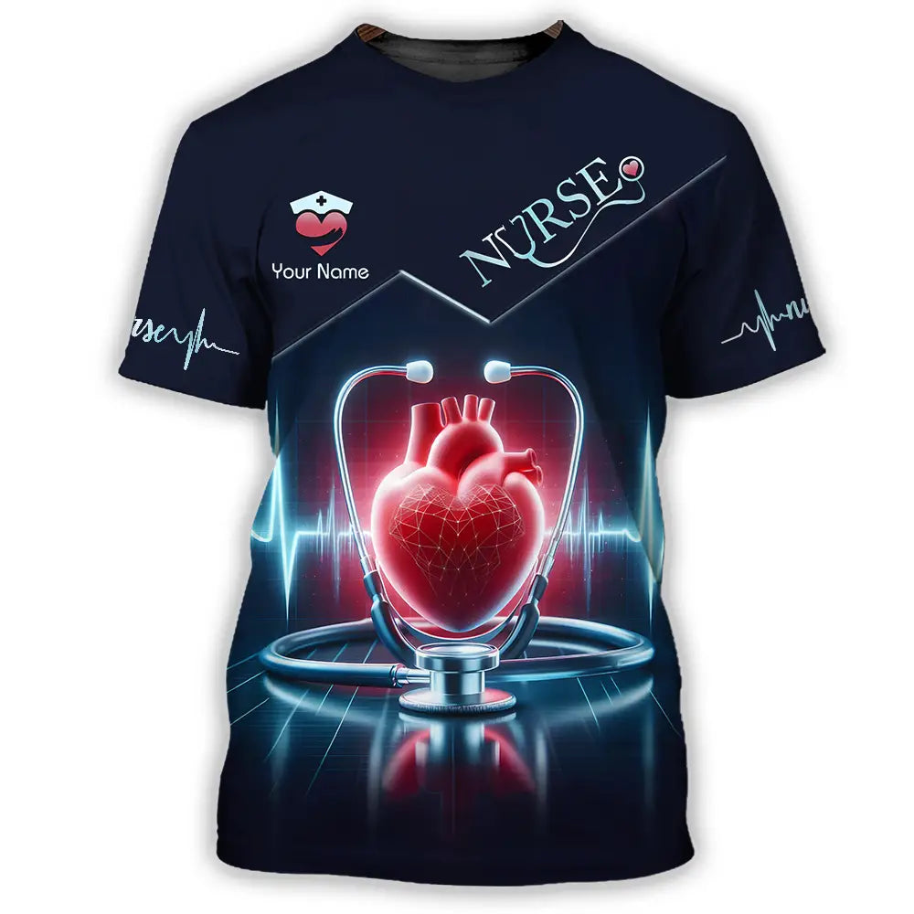 Unisex Shirt - Custom Text Nursing Shirt Nurse Life T-Shirt / S T-shirt