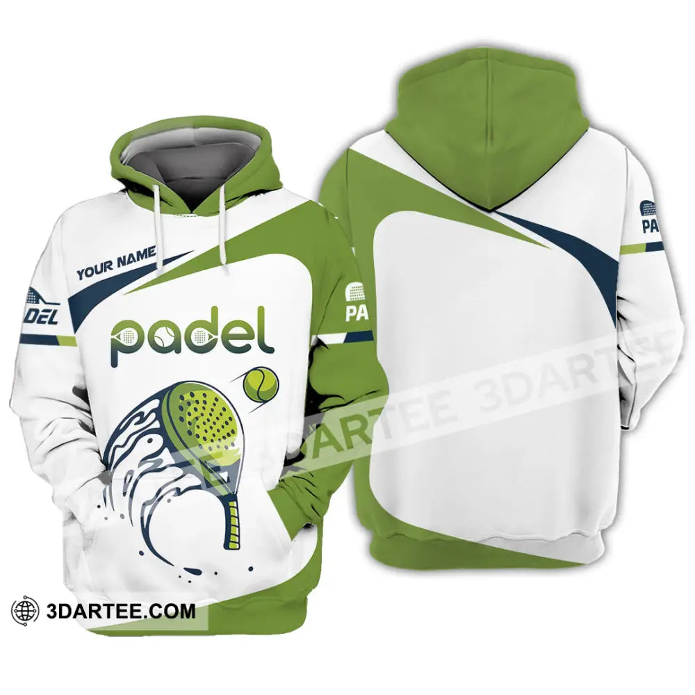 Unisex Shirt - Custom Text Shirt Padel Shirt Hoodie / S T-shirt
