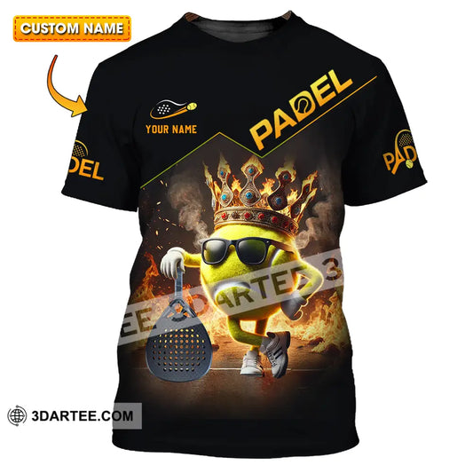 Unisex Shirt - Custom Text Padel T-Shirt