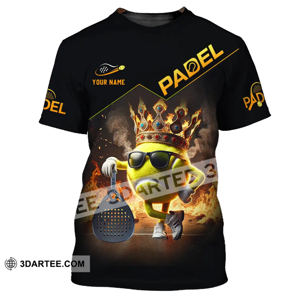 Unisex Shirt - Custom Text Padel T-Shirt / S T-Shirt