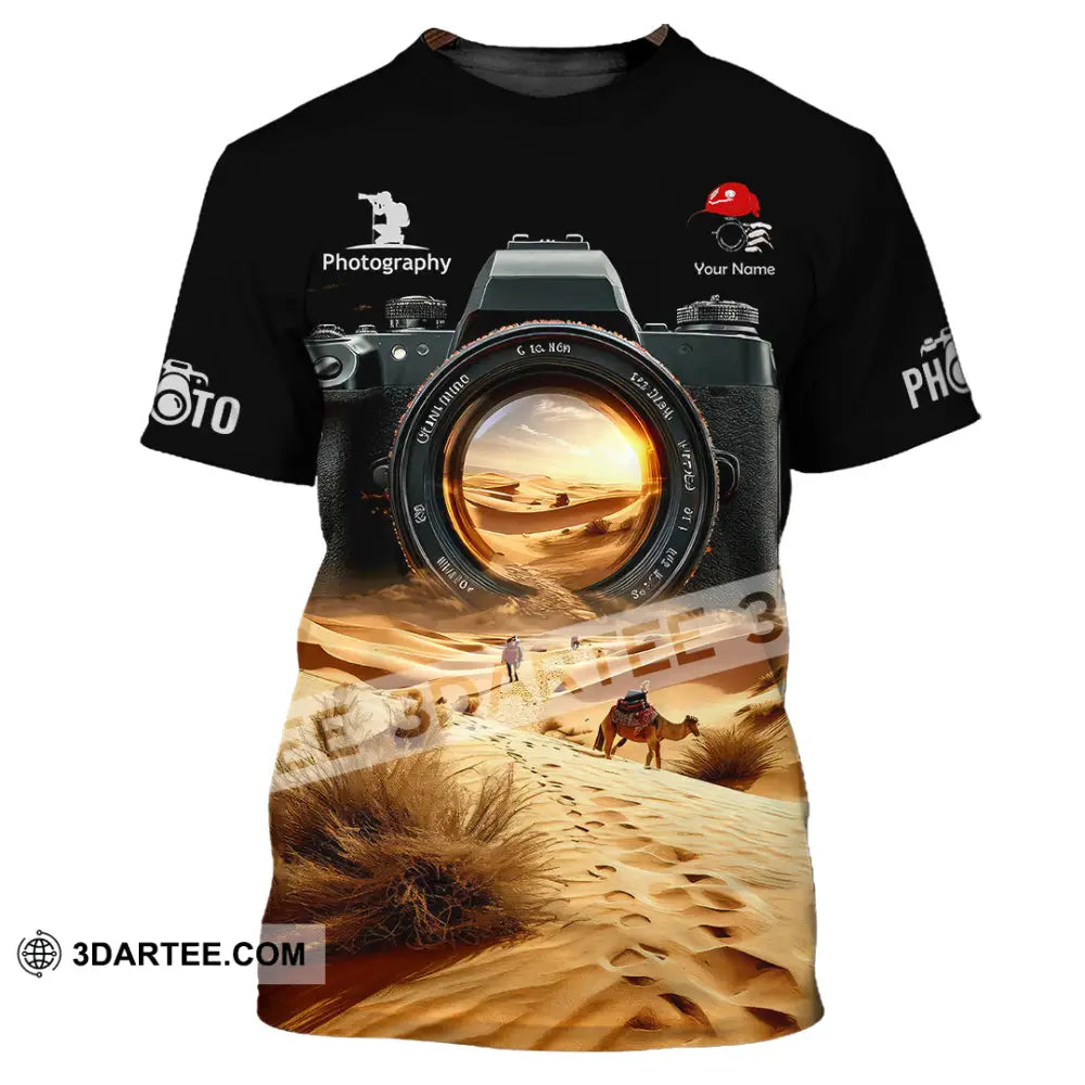 Unisex Shirt - Custom Text Shirt Photographer Shirt T-Shirt / S T-shirt