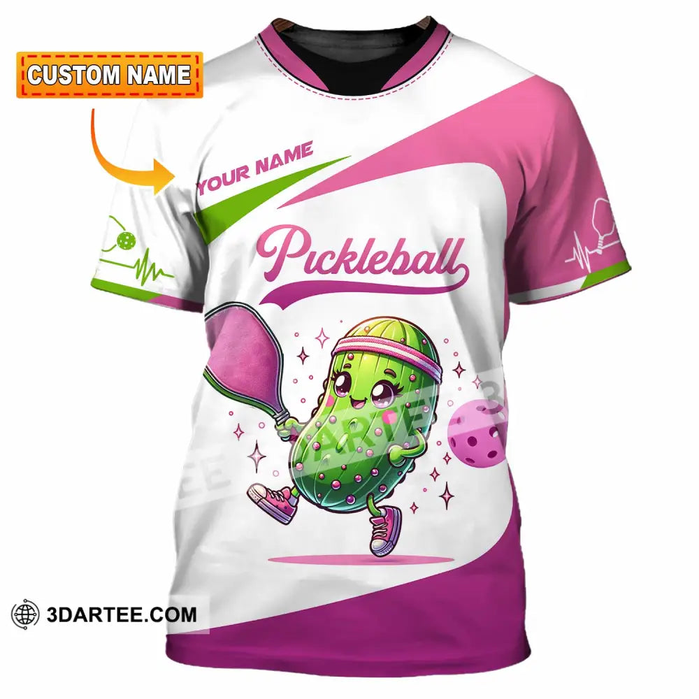 Unisex Shirt - Custom Text Shirt Pickleball Shirt T-shirt