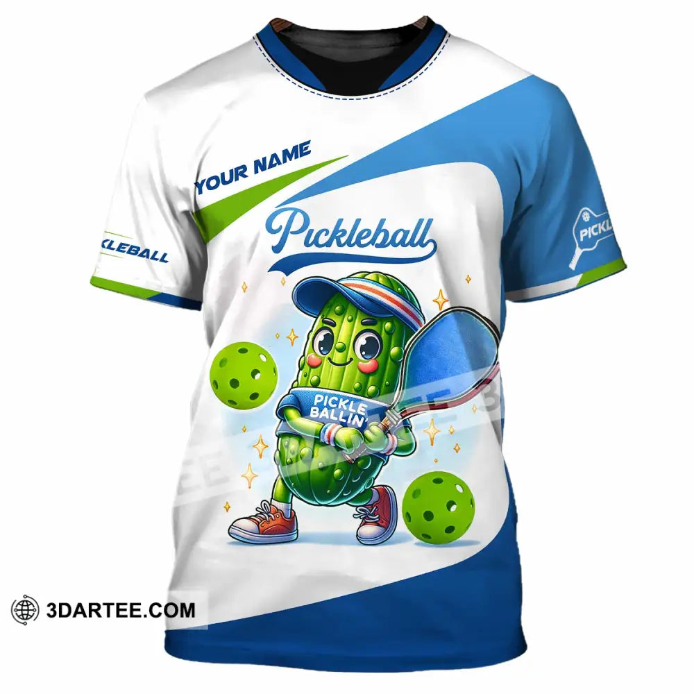 Unisex Shirt - Custom Text Shirt Pickleball Shirt T-Shirt / S T-shirt