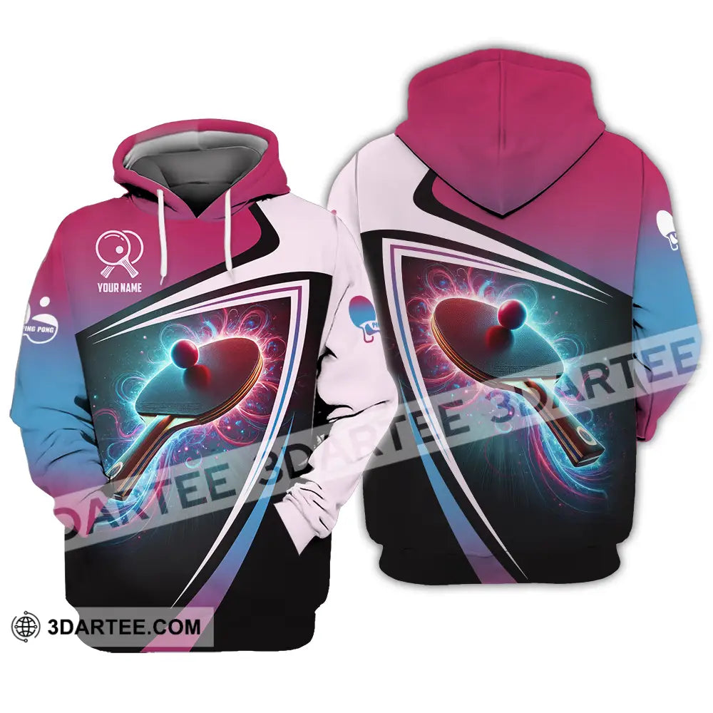 Unisex Shirt - Custom Text Shirt Ping Pong Shirt Hoodie / S T-shirt