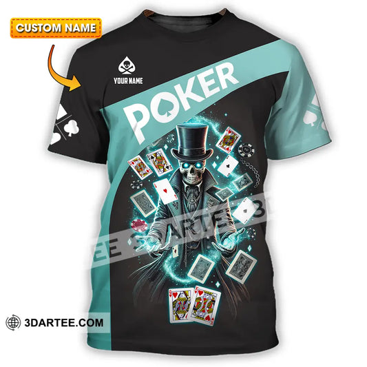 Unisex Shirt - Custom Text Poker T-Shirt