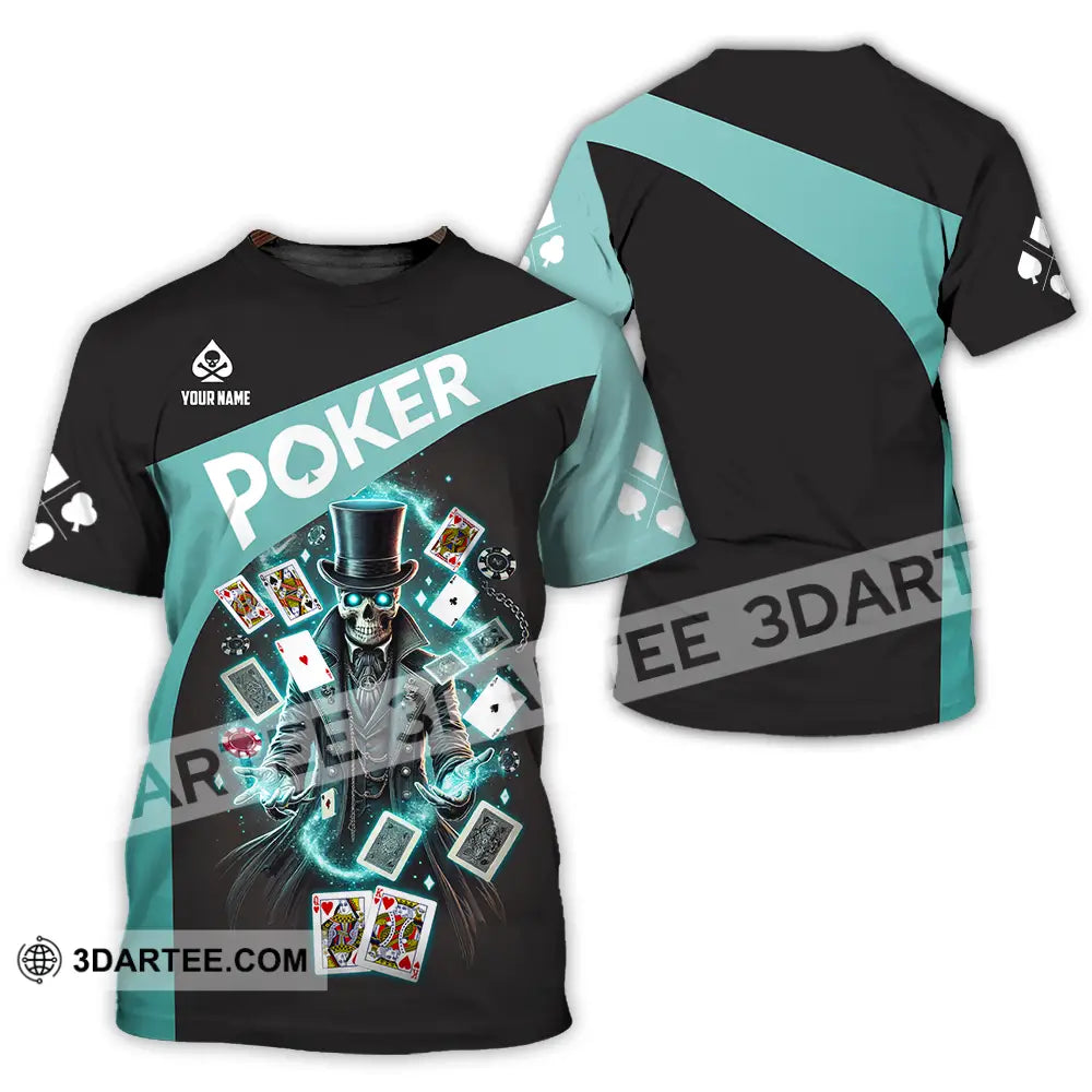 Unisex Shirt - Custom Text Poker T-Shirt / S T-Shirt