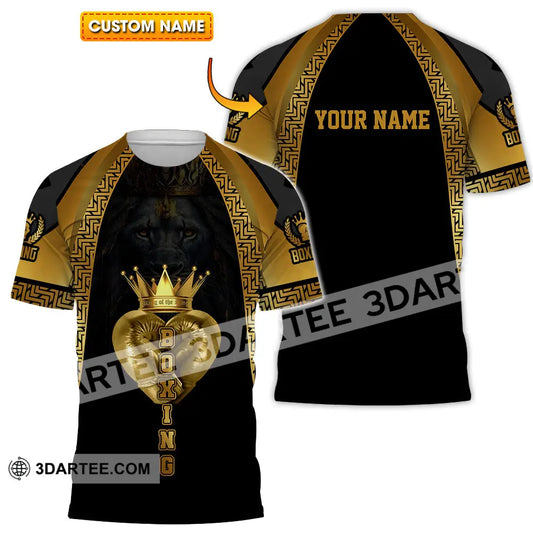 Unisex Shirt - Custom Text Shirt Royal Boxing Shirt T-shirt