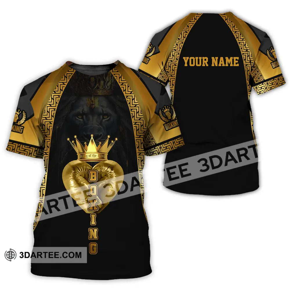 Unisex Shirt - Custom Text Shirt Royal Boxing Shirt T-Shirt / S T-shirt