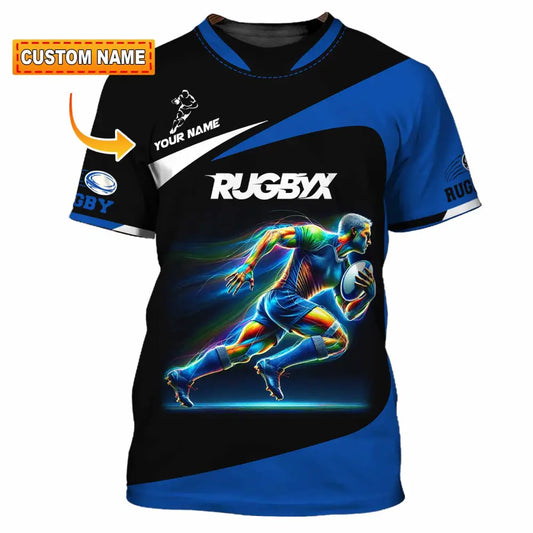 Unisex Shirt - Custom Text Shirt Rugby T-shirt
