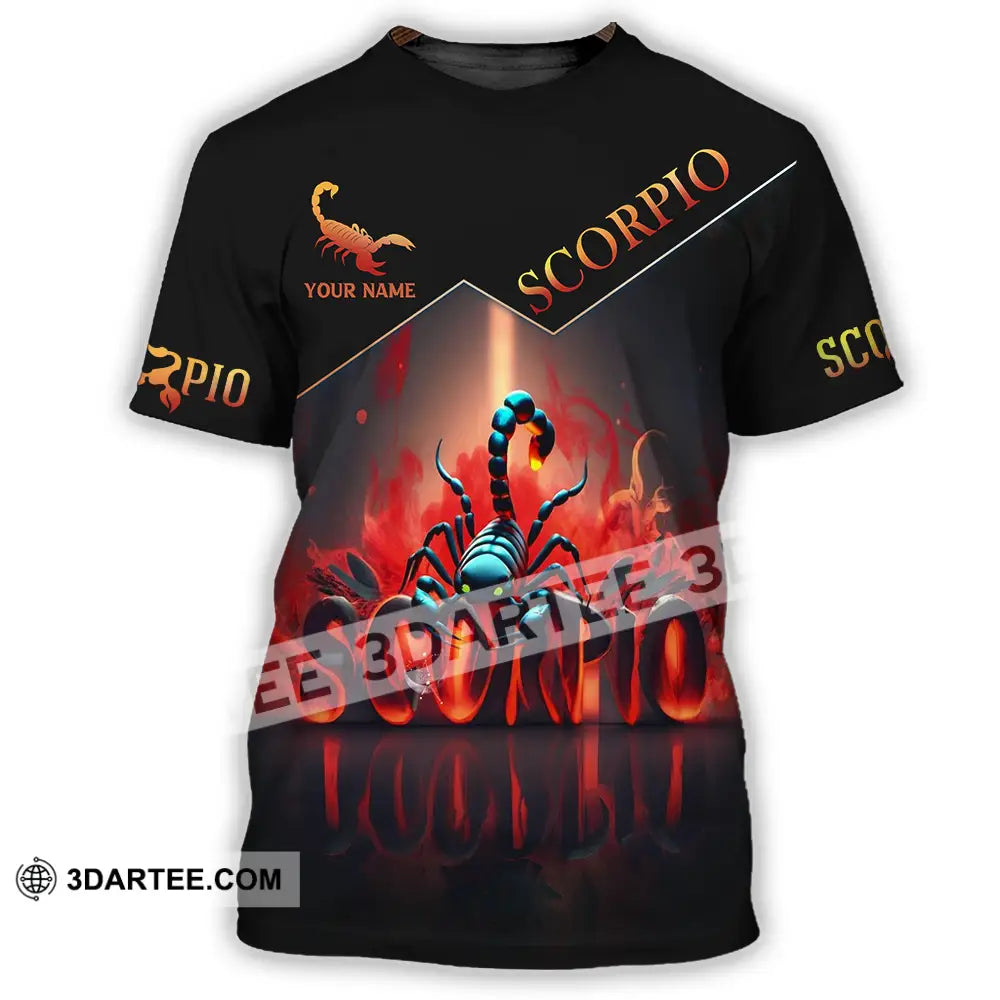 Unisex Shirt - Custom Text Scorpio T-Shirt / S T-Shirt