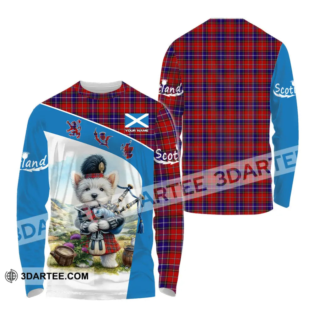 Unisex Shirt - Custom Text Shirt Scotland Shirt Long Sleeve Shirt / S T-shirt