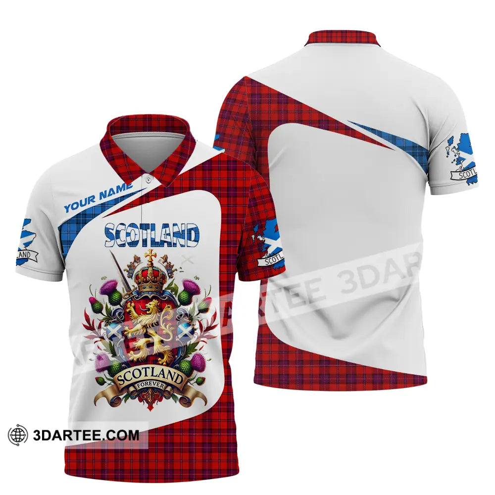 Unisex Shirt - Custom Text Shirt Scotland Shirt Polo Shirt / S T-shirt
