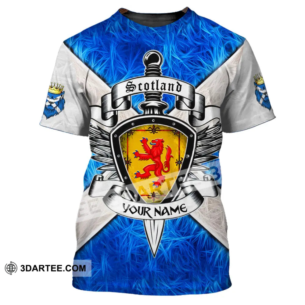 Unisex Shirt - Custom Text Shirt Scottish Shirt T-Shirt / S T-shirt