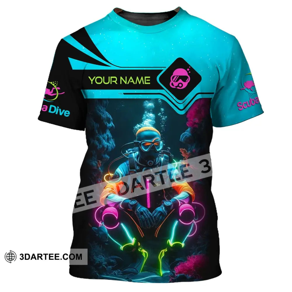 Unisex Shirt - Custom Text Shirt Scuba Diving T-Shirt / S T-shirt
