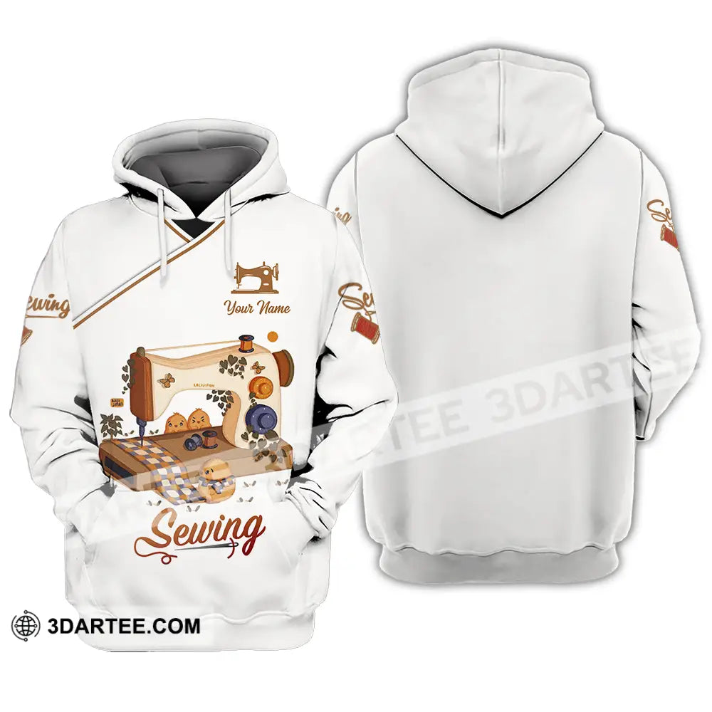Unisex Shirt - Custom Text Shirt Sewing Shirt Hoodie / S T-shirt