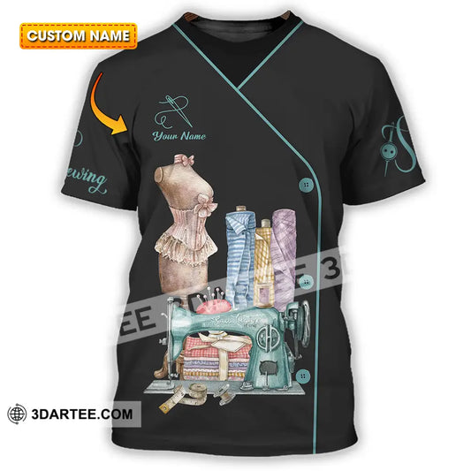 Unisex Shirt - Custom Text Shirt Sewing Shirt T-shirt