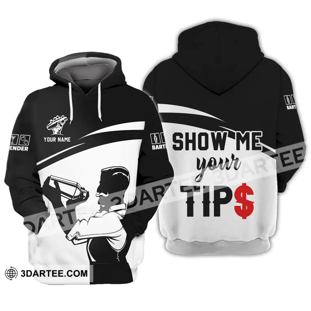 Unisex Shirt - Custom Text Shirt Show Me Your Tips Shirt Hoodie / S T-shirt