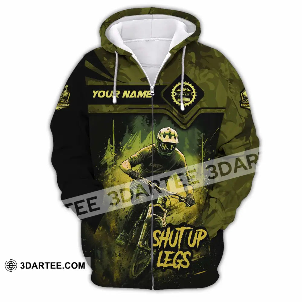 Unisex Shirt - Custom Text Shirt Shut Up Legs Zipper Hoodie / S T-shirt