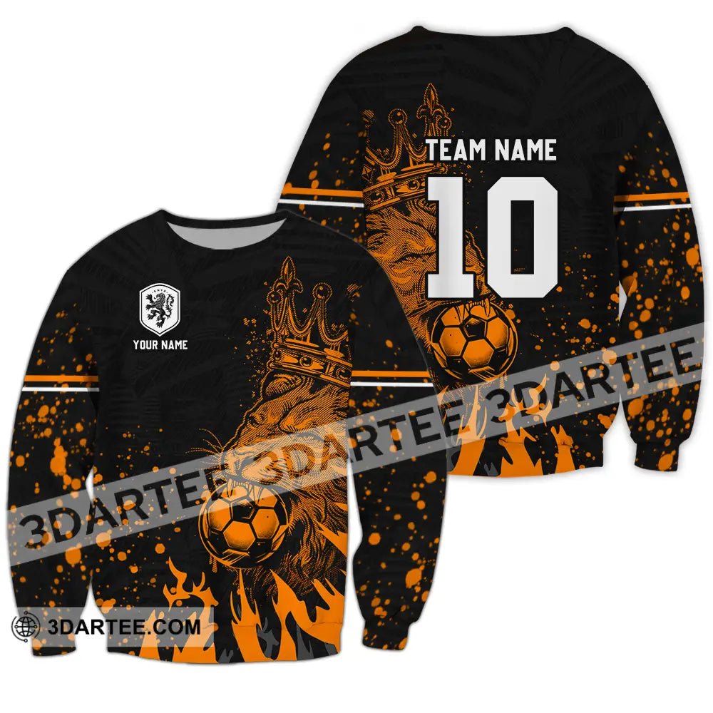 Unisex Shirt - Custom Text Shirt Soccer Shirt Long Sleeve / S T-shirt