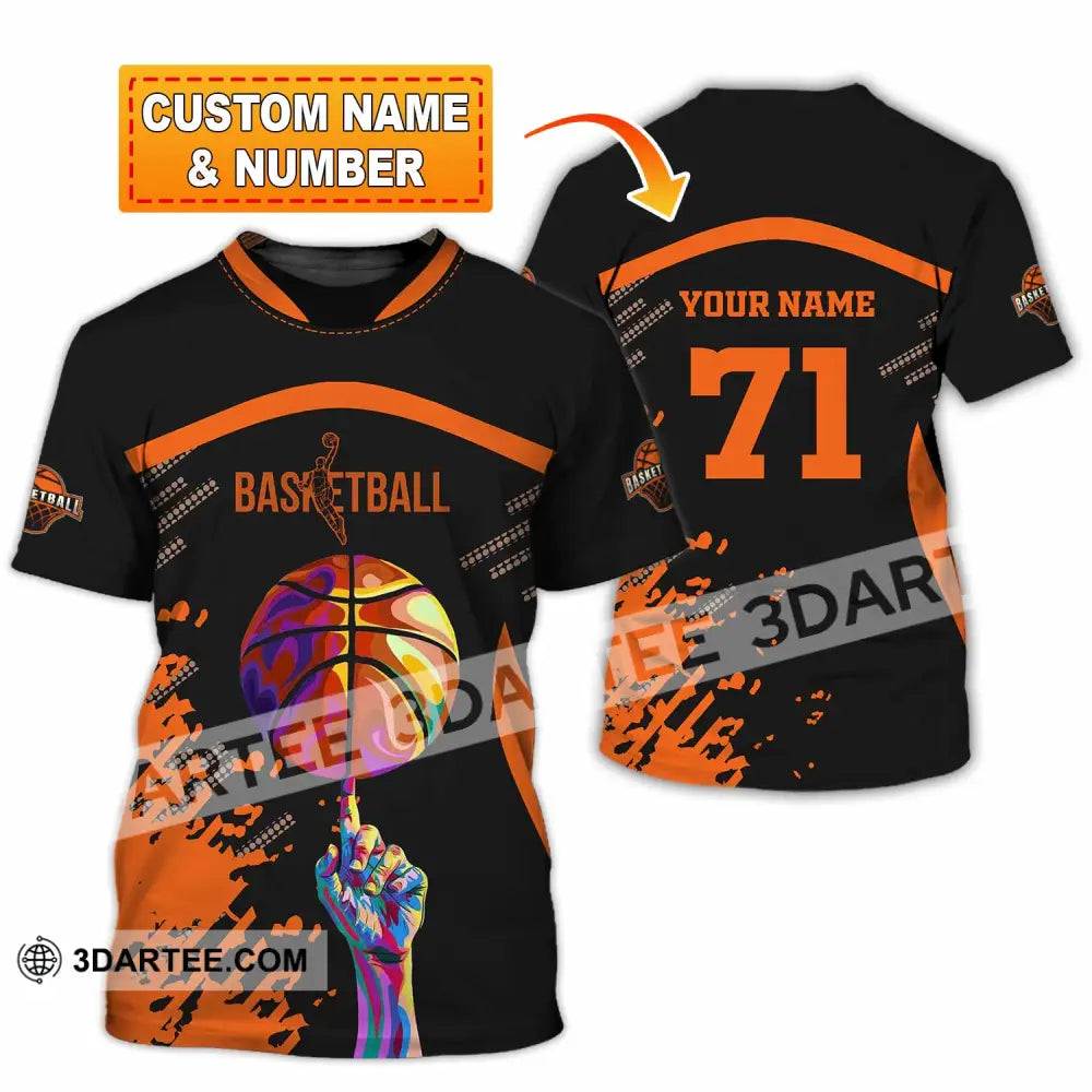 Unisex Shirt - Custom Text Sport Shirt Basketball T-shirt