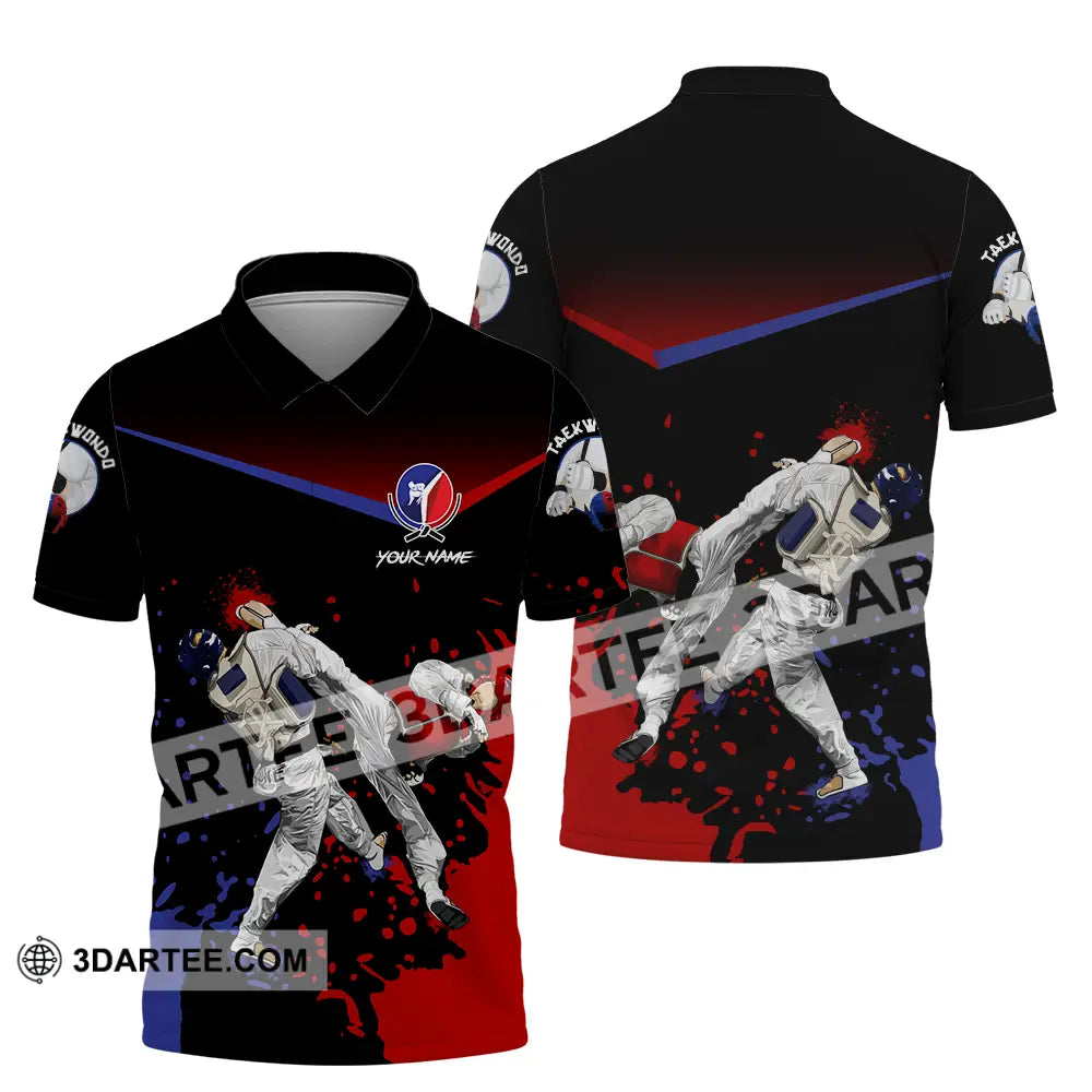 Unisex Shirt - Custom Text Shirt Taekwondo Shirt Polo Shirt / S T-shirt