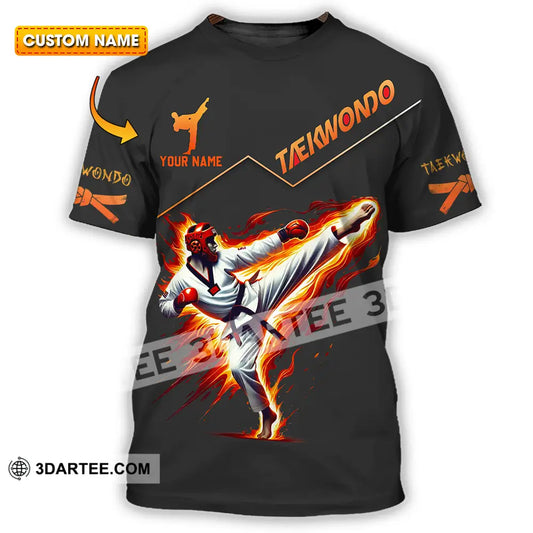 Unisex Shirt - Custom Text Taekwondo T-Shirt