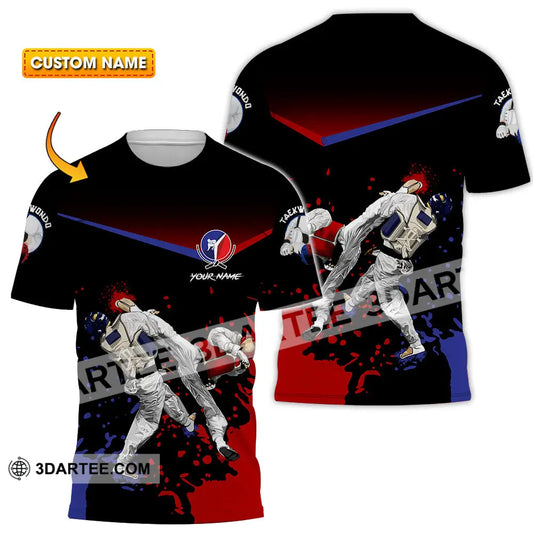 Unisex Shirt - Custom Text Shirt Taekwondo Shirt T-shirt
