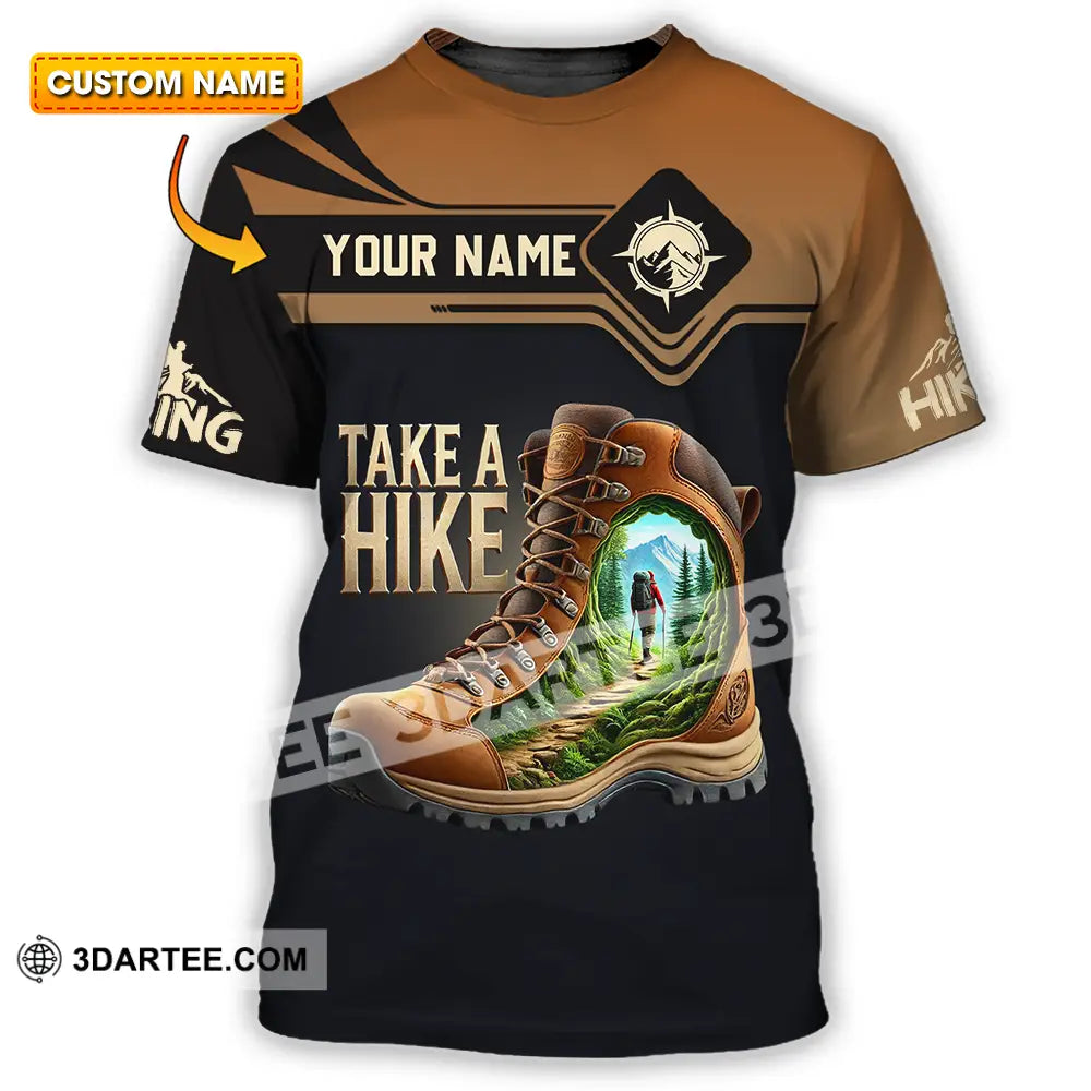 Unisex Shirt - Custom Text Shirt Take A Hike T-shirt