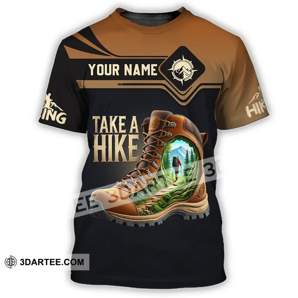 Unisex Shirt - Custom Text Shirt Take A Hike T-Shirt / S T-shirt