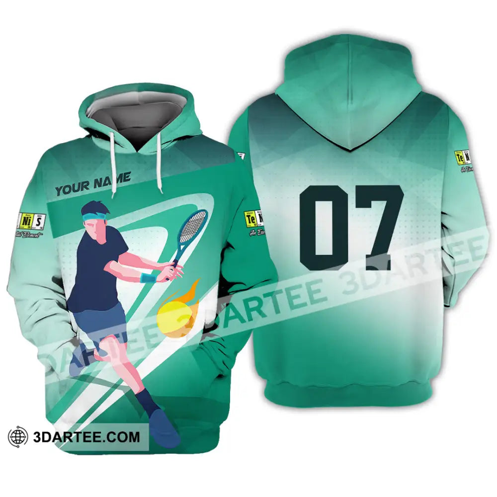 Unisex Shirt - Custom Text Shirt Tennis Shirt Hoodie / S T-shirt