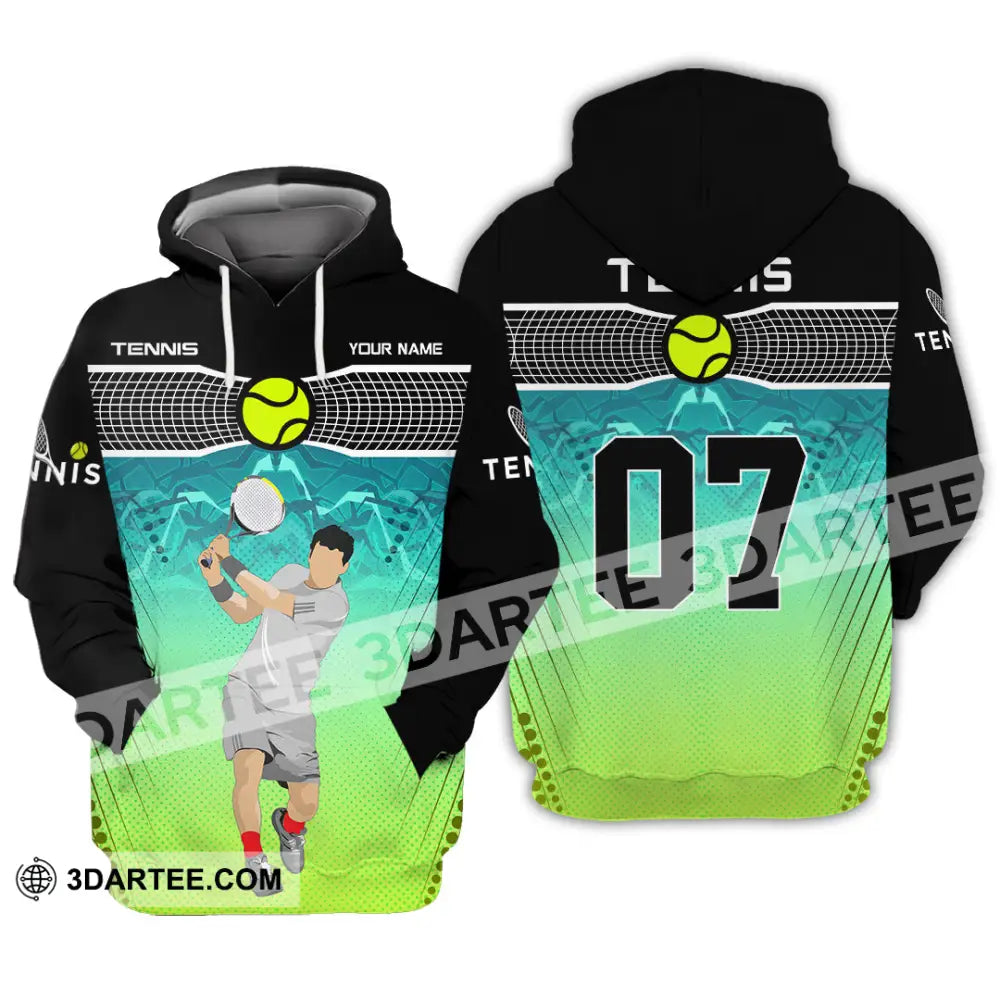 Unisex Shirt - Custom Text Shirt Tennis Shirt Hoodie / S T-shirt