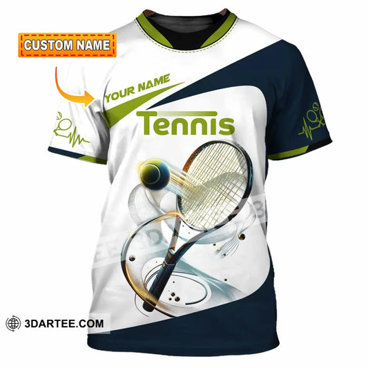 Unisex Shirt - Custom Text Tennis Player Shirt T-shirt