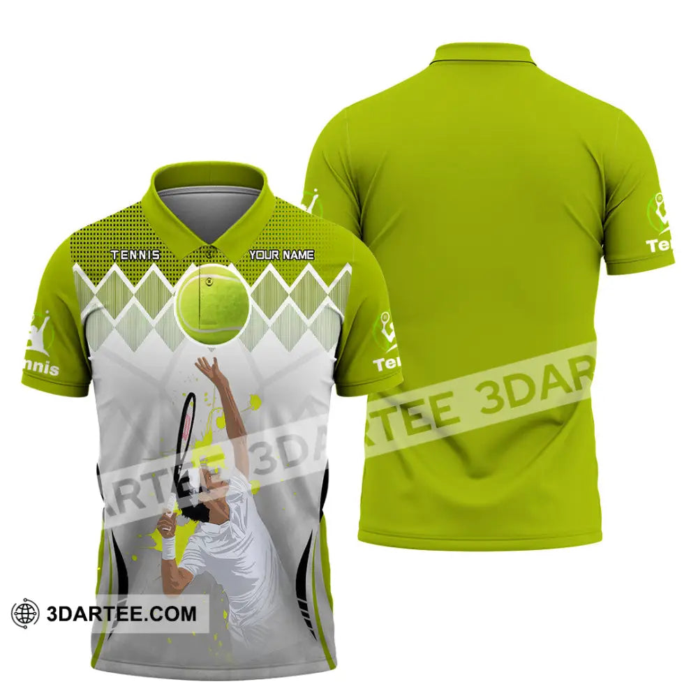 Unisex Shirt - Custom Text Shirt Tennis Polo Shirt / S T-shirt