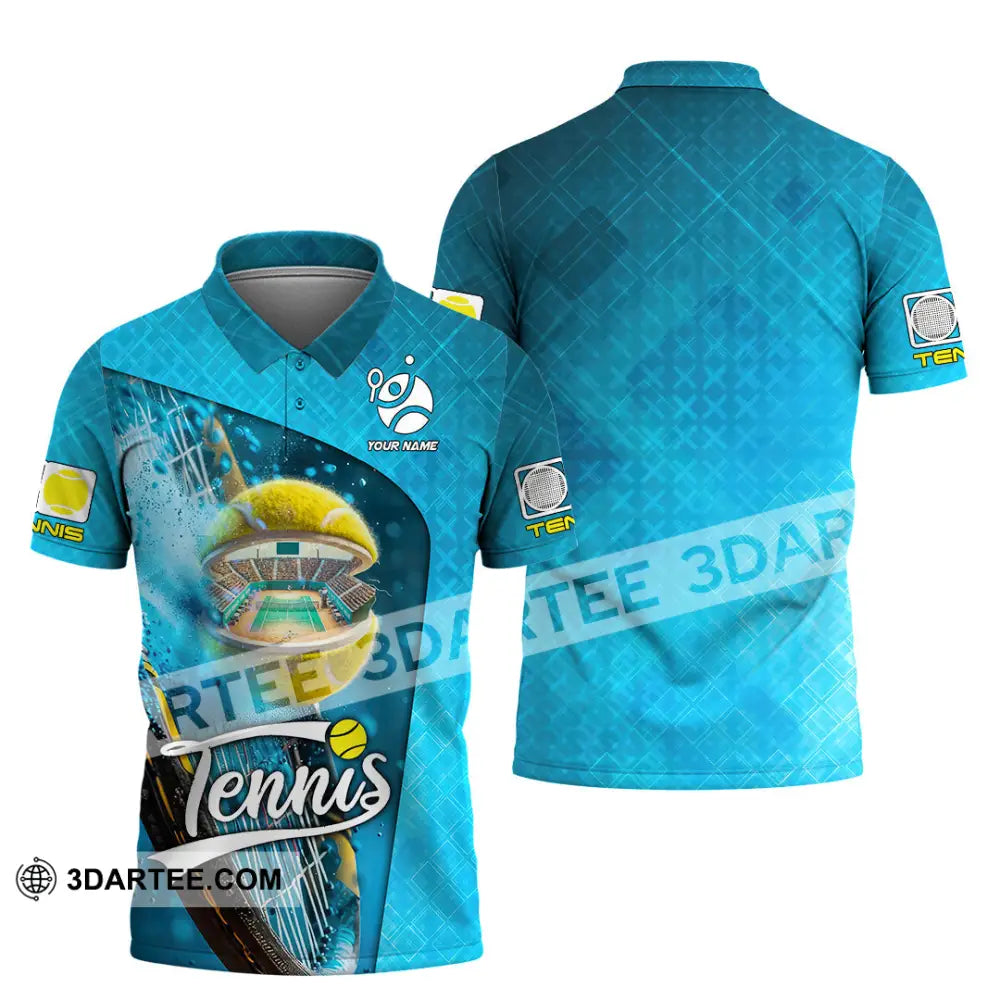 Unisex Shirt - Custom Text Shirt Tennis Shirt Polo Shirt / S T-shirt