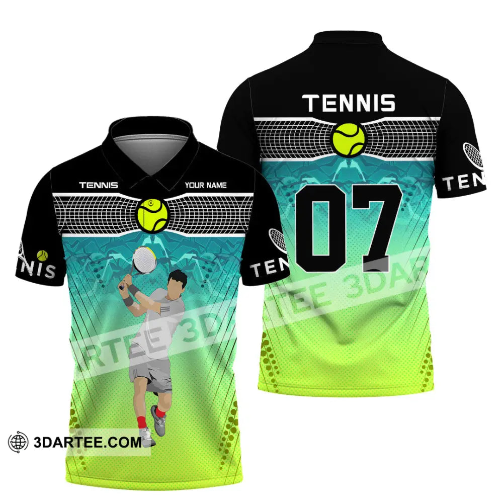 Unisex Shirt - Custom Text Shirt Tennis Shirt Polo Shirt / S T-shirt