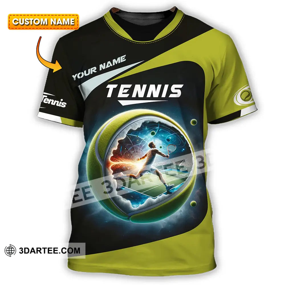 Unisex Shirt - Custom Text Shirt Tennis Shirt T-shirt