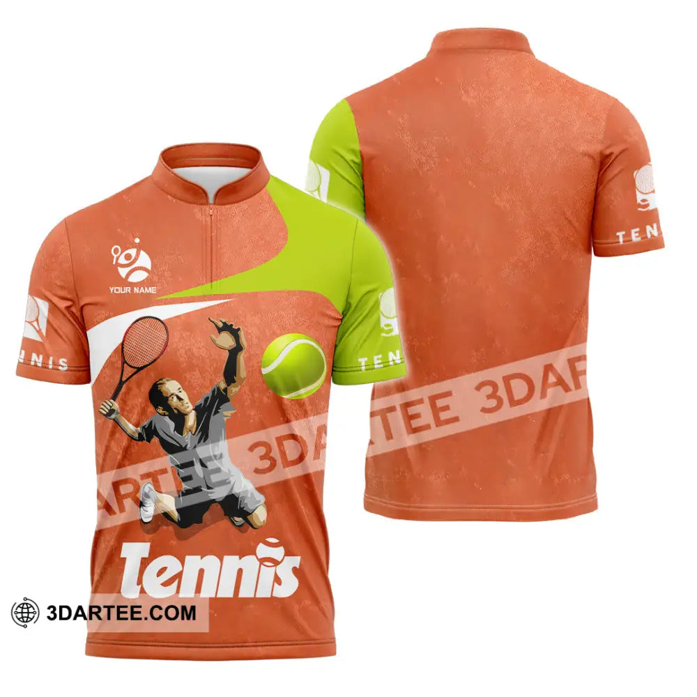 Unisex Shirt - Custom Text Shirt Tennis T-shirt