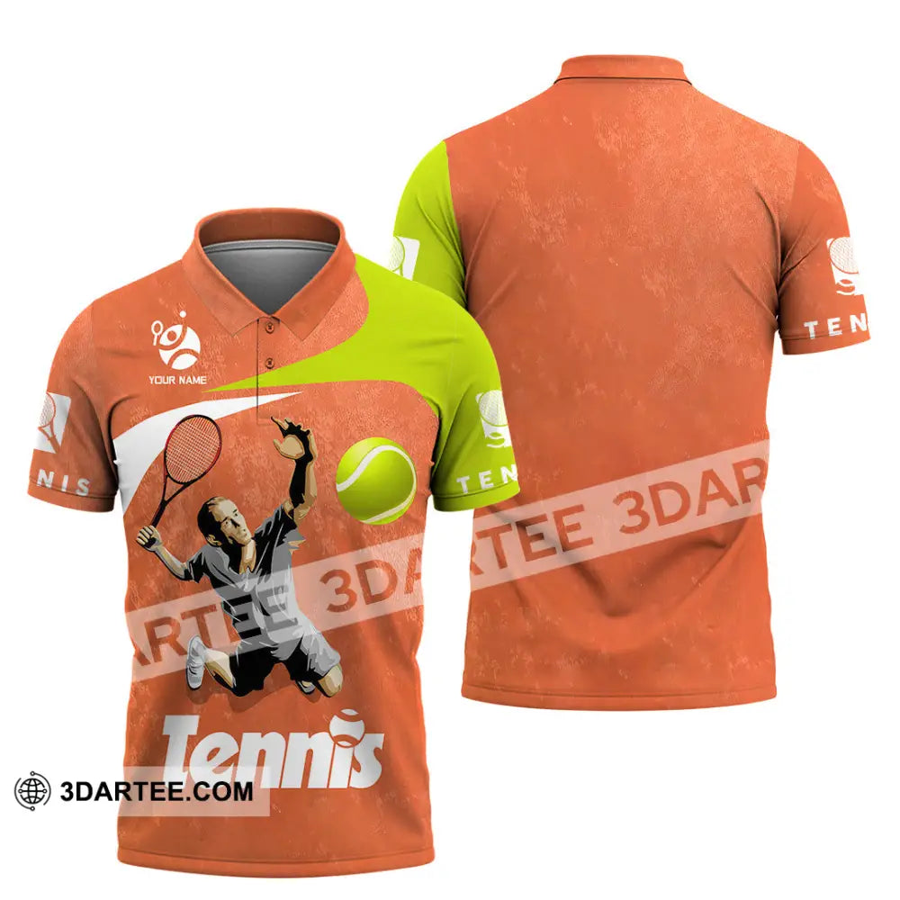 Unisex Shirt - Custom Text Shirt Tennis T-shirt