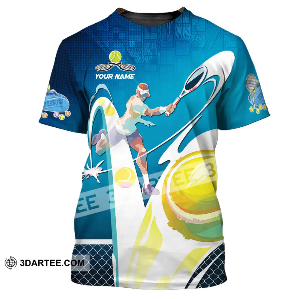Unisex Shirt - Custom Text Shirt Tennis Shirt T-Shirt / S T-shirt