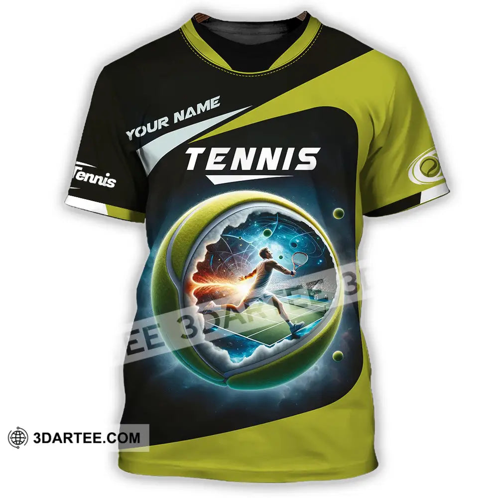 Unisex Shirt - Custom Text Shirt Tennis Shirt T-Shirt / S T-shirt