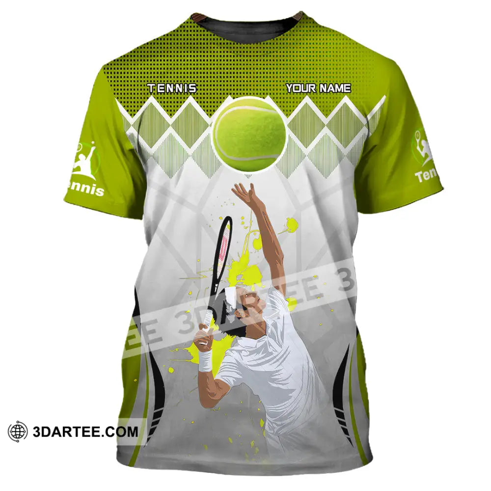 Unisex Shirt - Custom Text Shirt Tennis T-Shirt / S T-shirt