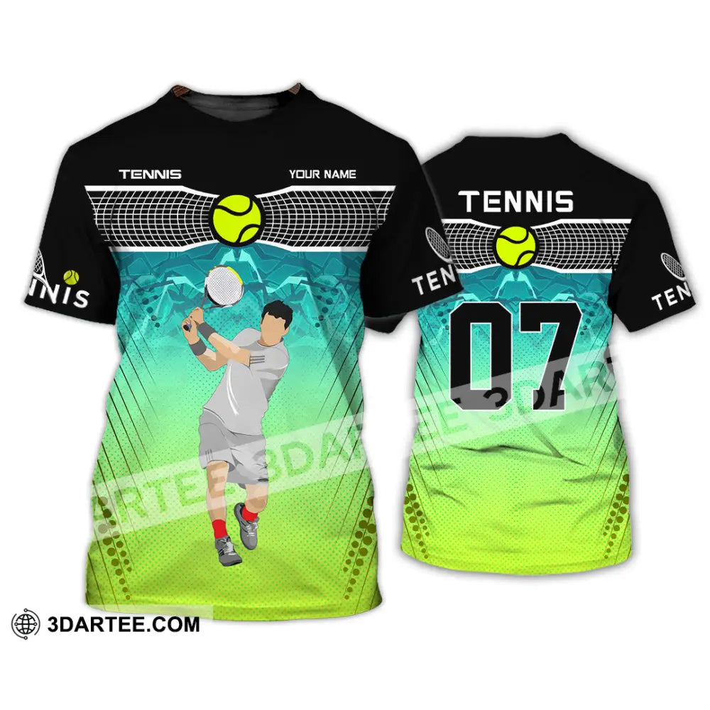 Unisex Shirt - Custom Text Shirt Tennis Shirt T-Shirt / S T-shirt