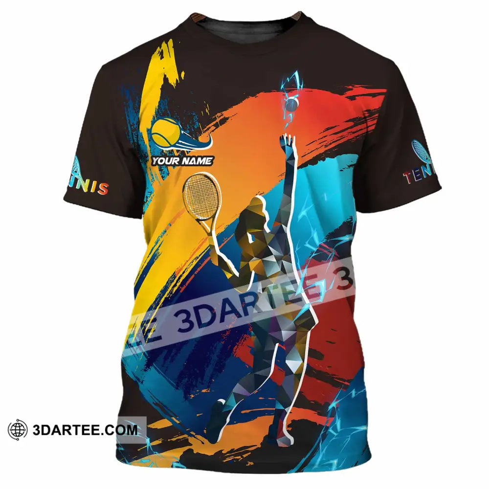Unisex Shirt - Custom Text Shirt Tennis Shirt T-Shirt / S T-shirt