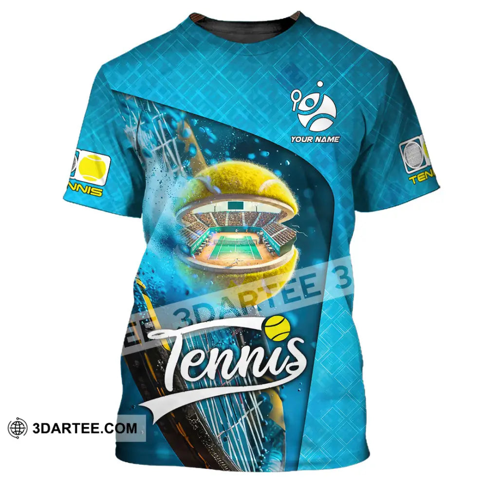 Unisex Shirt - Custom Text Shirt Tennis Shirt T-Shirt / S T-shirt