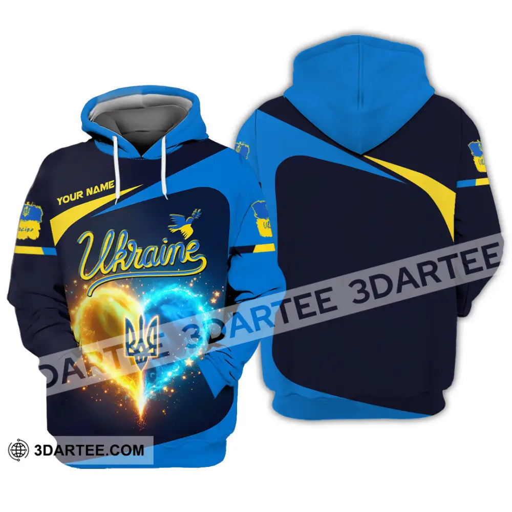 Unisex Shirt - Custom Text Shirt Ukraine Shirt Hoodie / S T-shirt