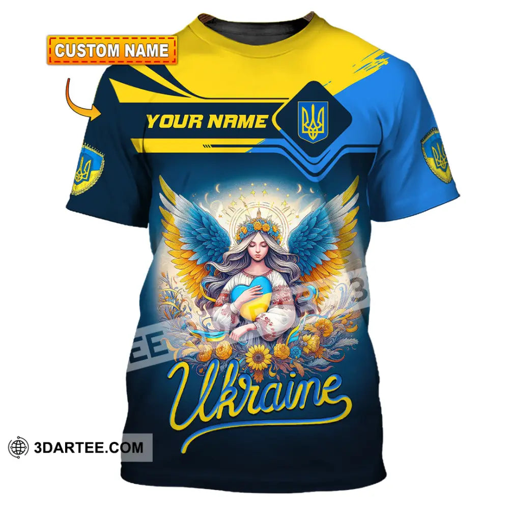Unisex Shirt - Custom Text Shirt Ukraine Shirt T-shirt