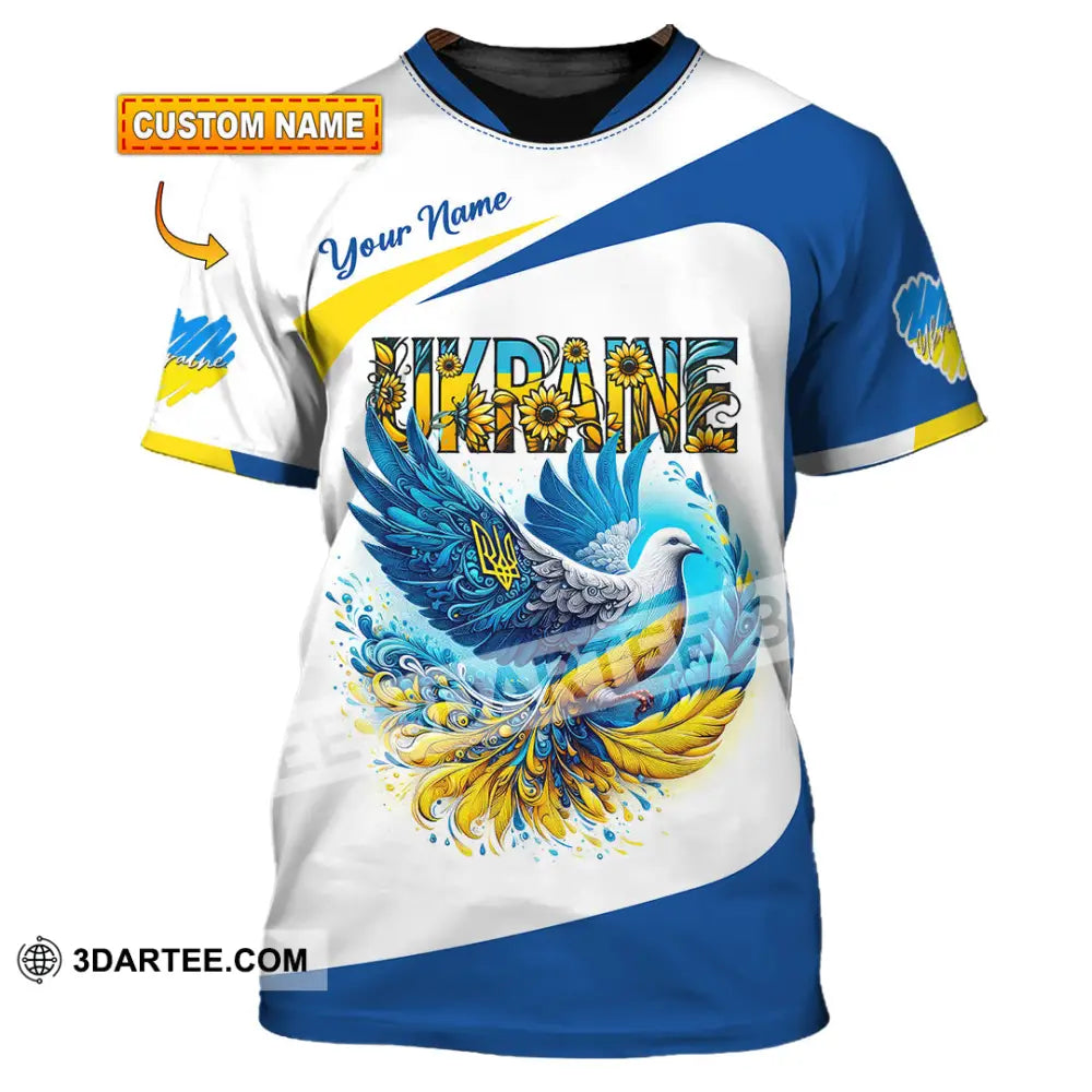 Unisex Shirt - Custom Text Shirt Ukraine Shirt T-shirt