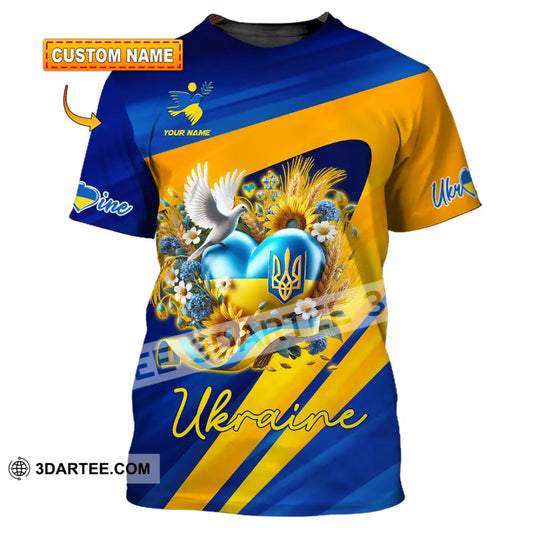 Unisex Shirt - Custom Text Shirt Ukraine Shirt T-shirt